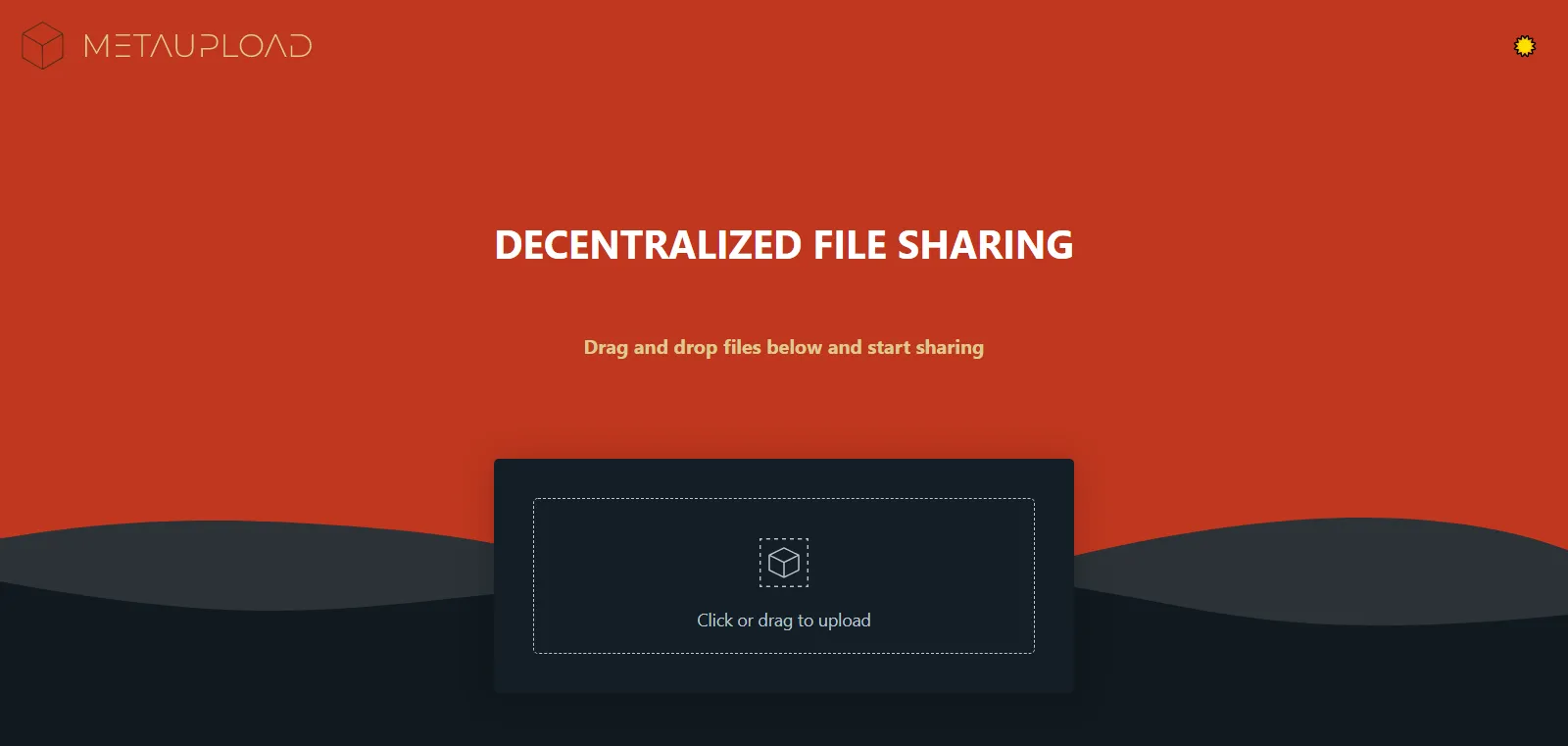 Metaupload decentralized file sharing