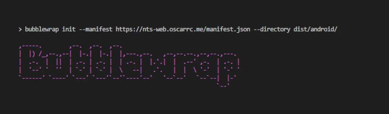 PWA to TWA conversion process